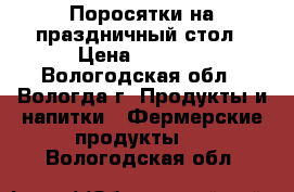 Поросятки на праздничный стол › Цена ­ 2 500 - Вологодская обл., Вологда г. Продукты и напитки » Фермерские продукты   . Вологодская обл.
